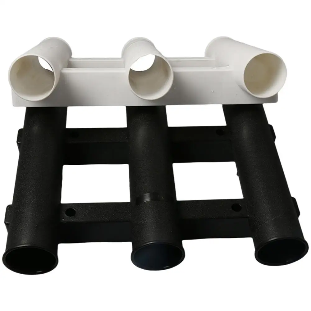 

1PCS Fishing Rod Racks Holder With Slots Space-saving 3 Tubes Link Mount Bracket For Saltwater Freshwater Dropshipping