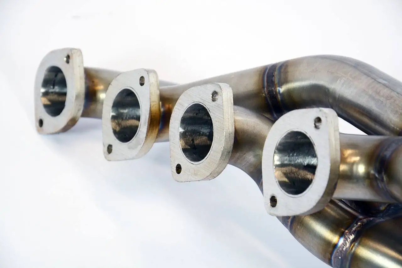 w210 Exhaust Pipe Motorcycle Manufacturer Customized Catalytic Converter Core Exhaust System Head Section