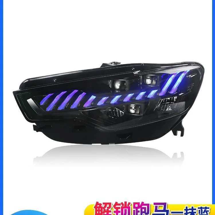 

Suitable for 12-15 Audi A6L modified led horseback running light streamer steering lens