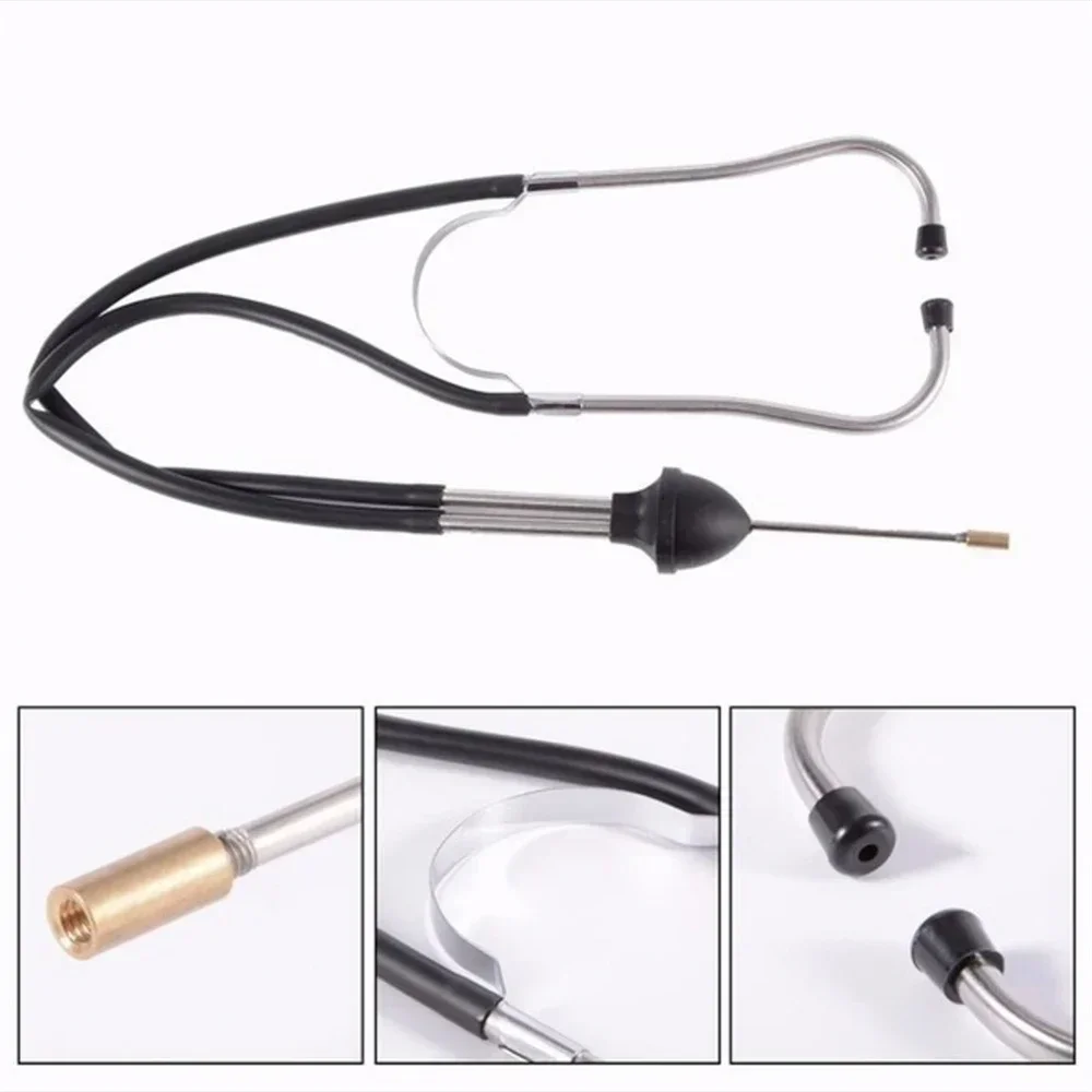 Car Cylinder Stethoscope Engine Cylinder Abnormal Sound Stethoscope Detection Electronic Auto Maintenance Repair Tool