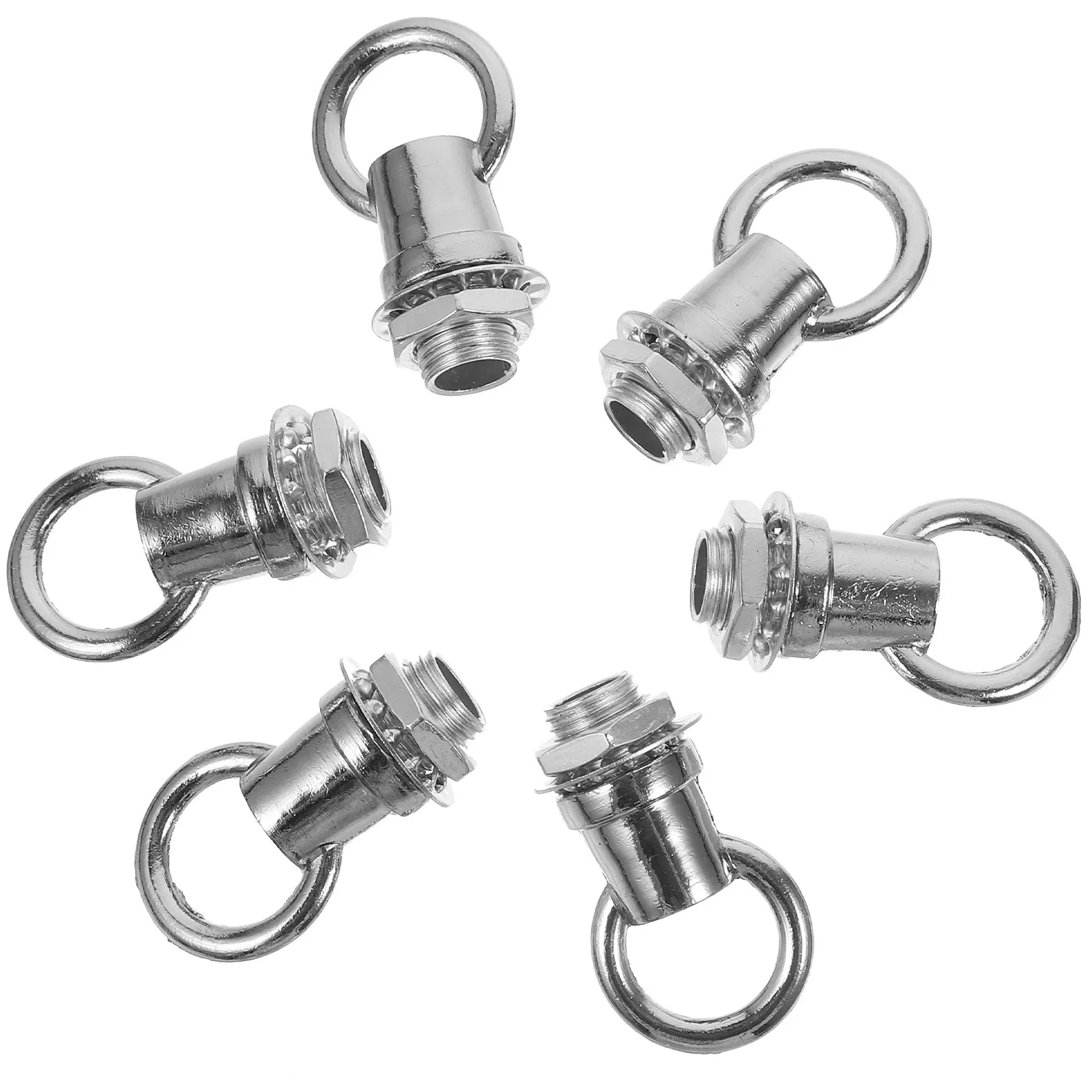 

6Pcs Ceiling Bolt Threaded Lamp Nut Heavy Duty Hanging Light Fixture Ring Screw Support Ceiling Hooks