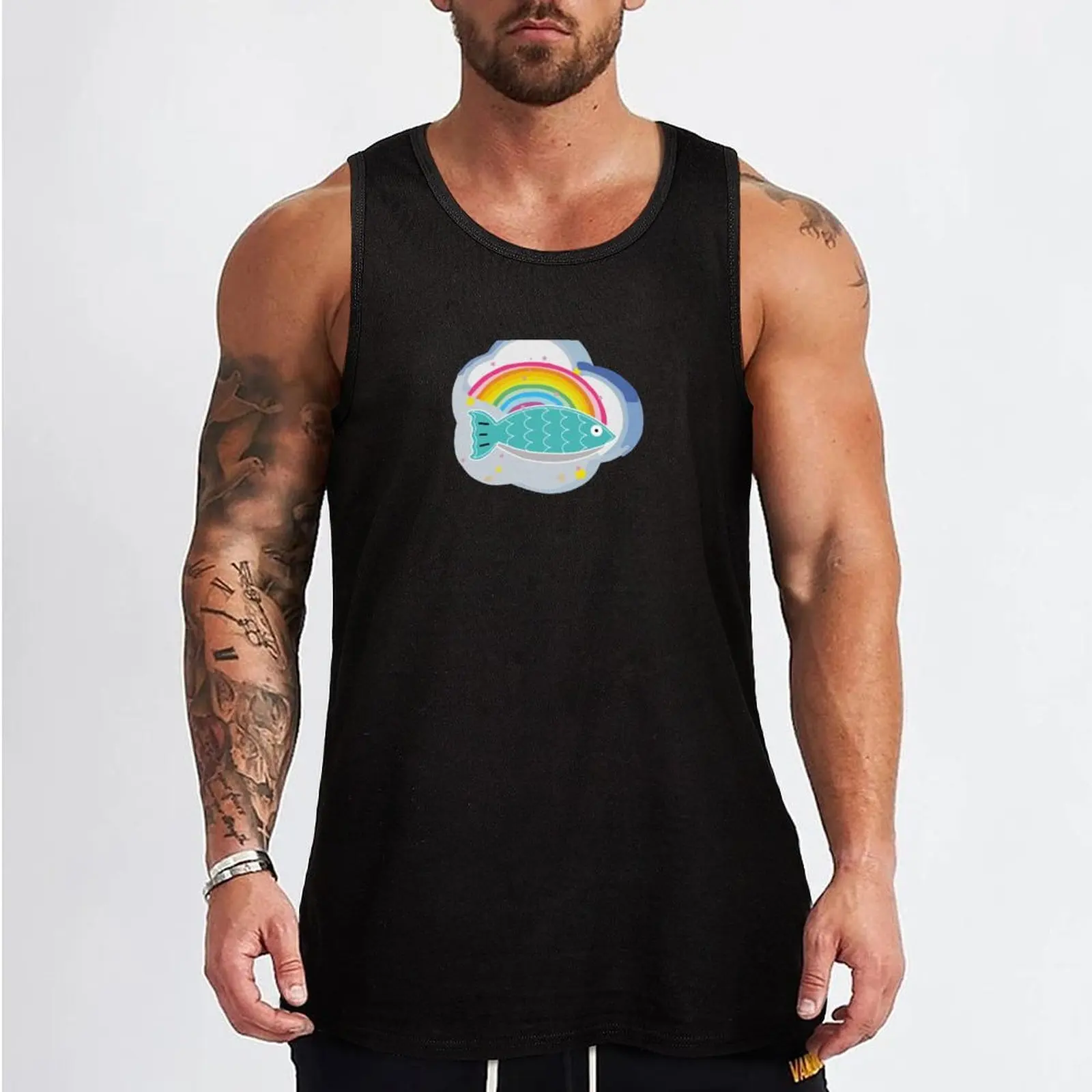 FISH UPON THE SKY (GMMTV) Tank Top summer clothes anime clothes Gym wear