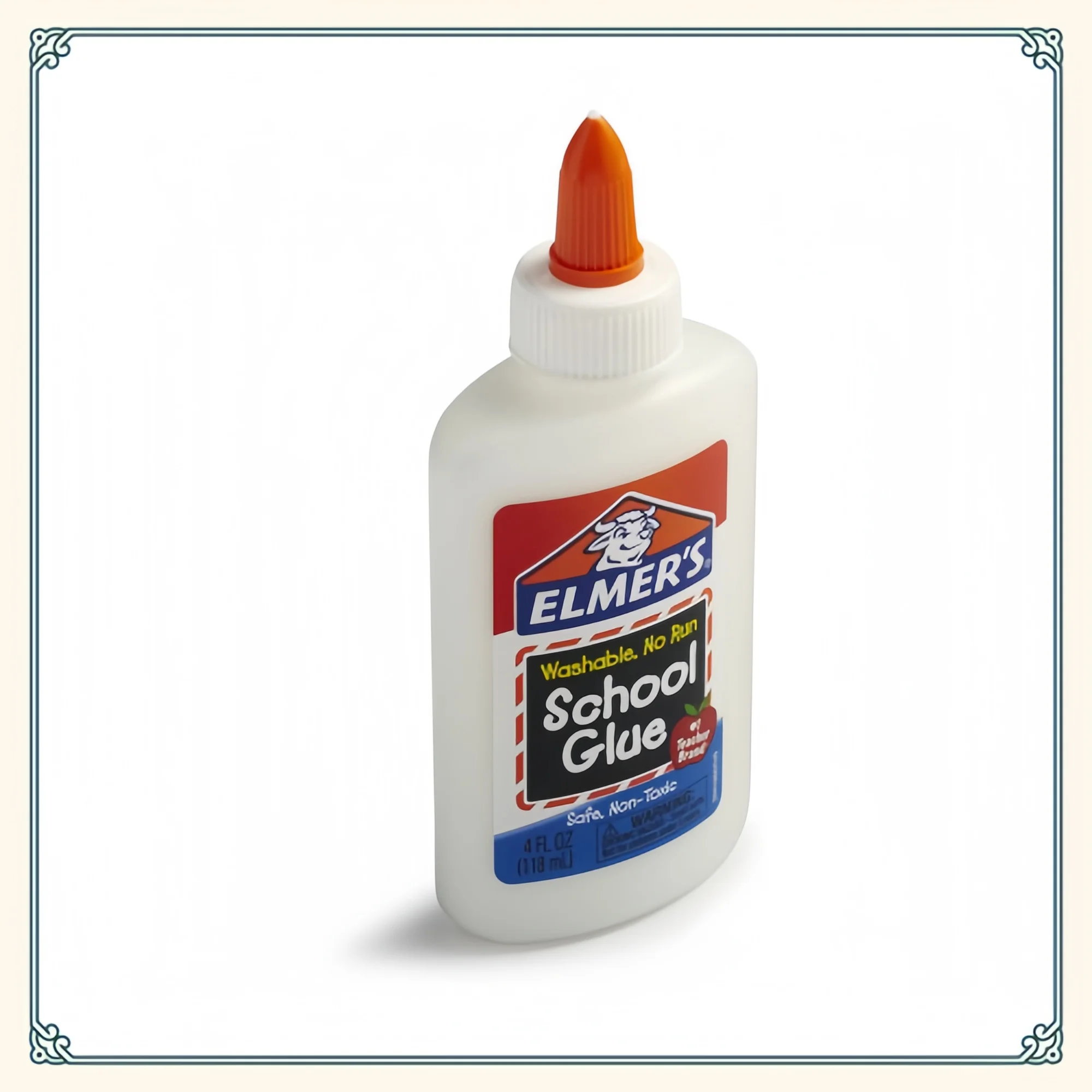 4オンス 洗える液体のり - 子供のアートプロジェクトに安全な無毒の接着剤