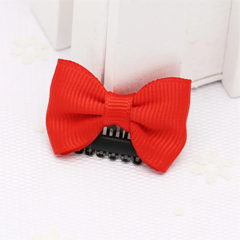 5PCS Kids Newborn Hair Accessories Infant Baby Hairpin Mini Hair Clip Bow Headwear