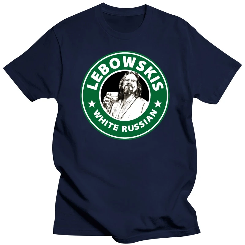 FUNNY BIG LEBOWSKI WHITE RUSSIAN COMEDY JOKE 100% cotton Mens MOVIE T-shirt TEE(1)