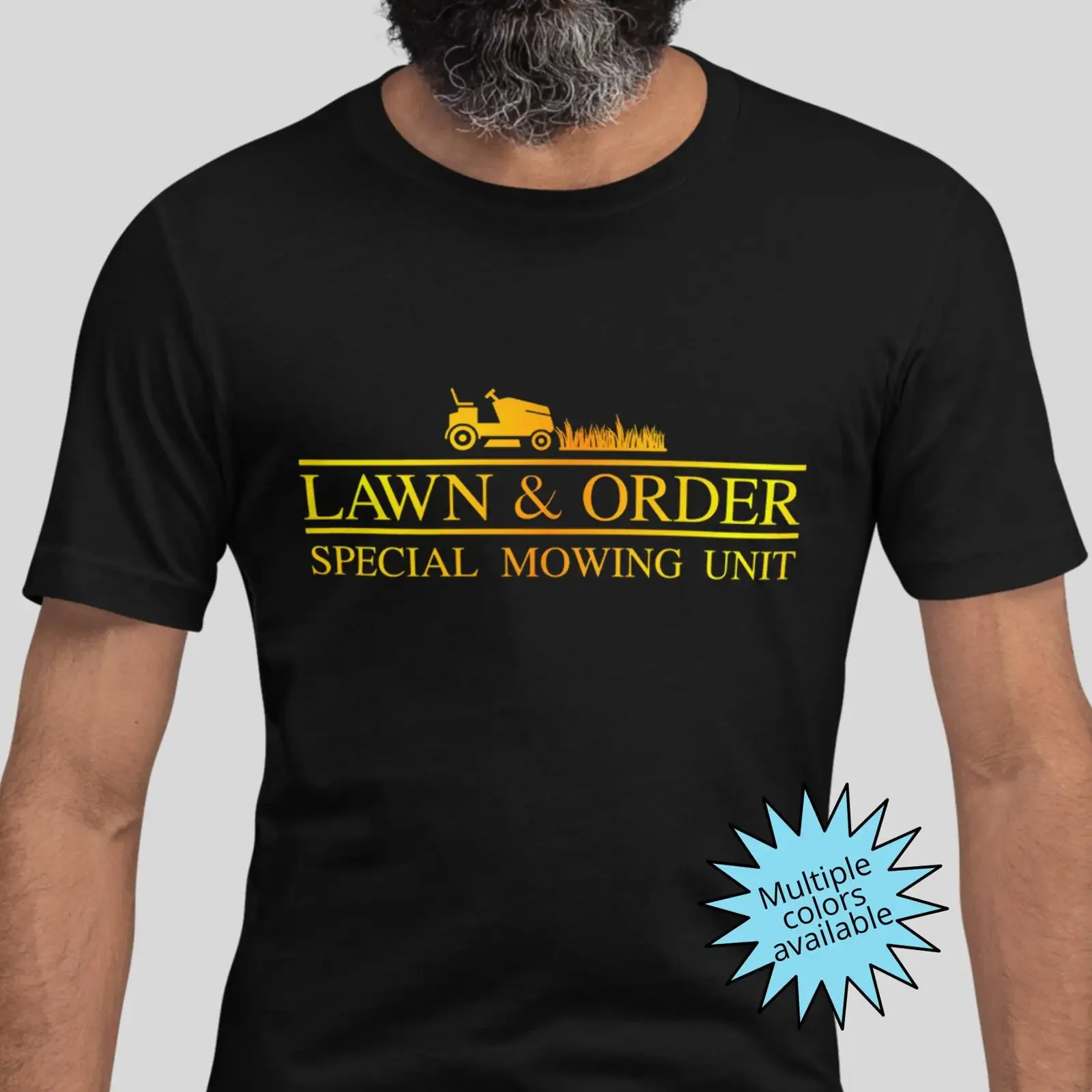 Lawn Order Special Mowing Unit Funny T Shirt Yard Work Landscaping Gardening Mower Lover Top vintage Washed Unisex