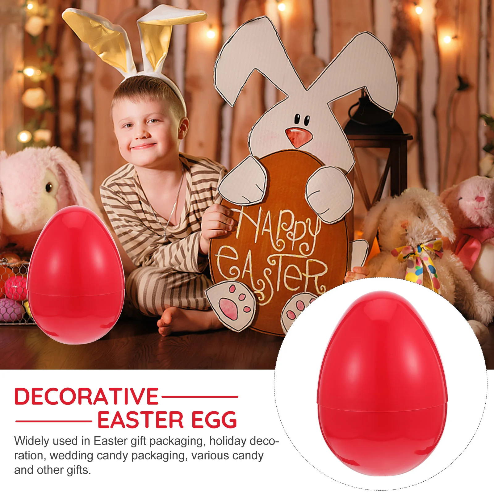 Simulated Egg Decoration Easter Organizer DIY Party Lightweight Hay Decorative Child Ornament