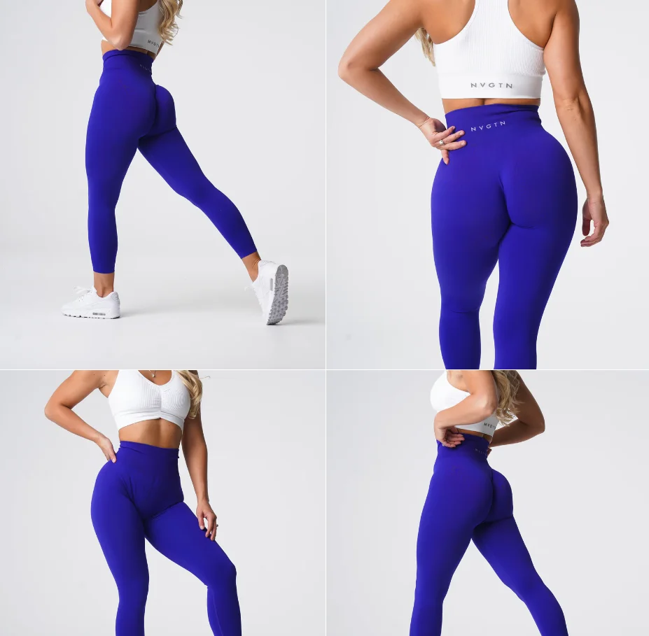 

NVGTN New Spice Girls Summer Pants Seamless Yoga Pants Sports Fitness Pilates Pants Breathable Sports Fitness Leggings