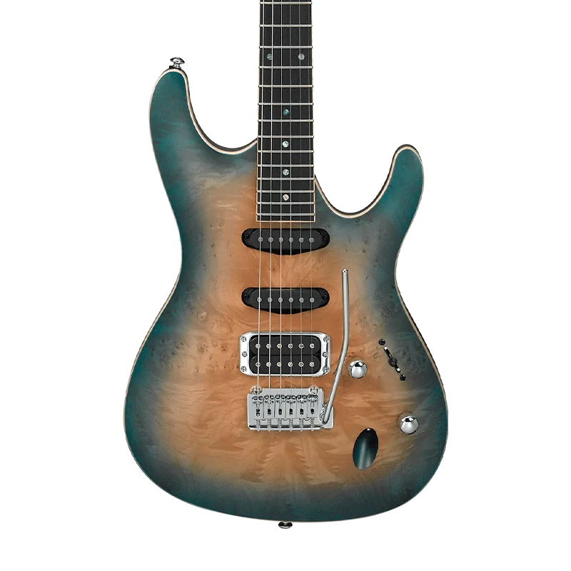 IBANEZ SA460MBW 6-String Solidbody Electric Guitar, Right, Sunset Blue Gradient