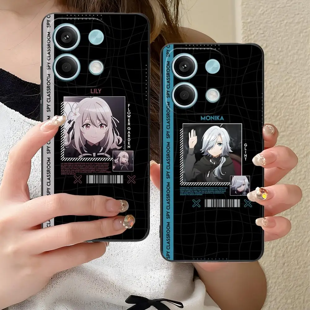 

Spy Classroom Anime Phone Case for Xiaomi Redmi Note 14 13 12 11 A5 3 2 1 Pro Plus 4G 5G Colour Printing Luxury Smartphone Cover