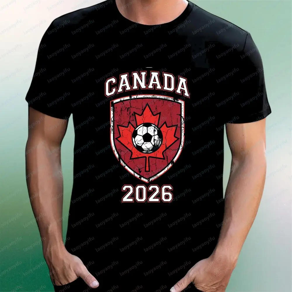 Unique 2026 Canadian Football - Summer Casual Unisex Stylish Multi-Purpose Round-neck T-Shirt for Both Men and Women