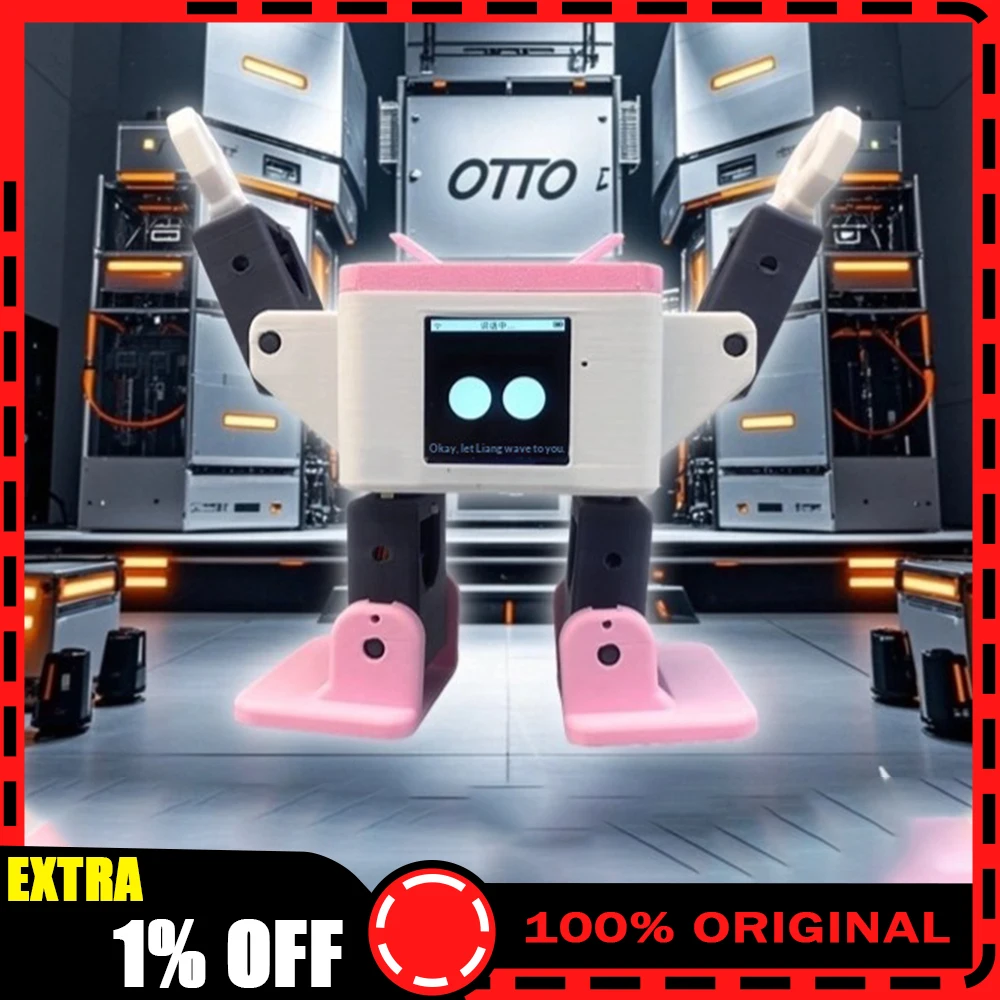 

AI Smart Robot Desktop Otto Robot ESP32-S3 Intelligent Interactive Chat Dancing Robot DIY Development Board Kit Gifts