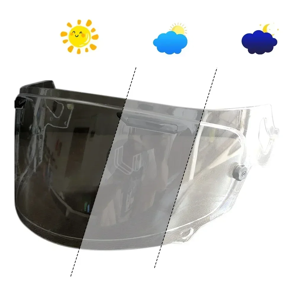 Helmet Photochromic Visor Lens Sunshield For Arai RX-7X RX7X CORSAIR-X RX-7V VAS-V NEO XD GX