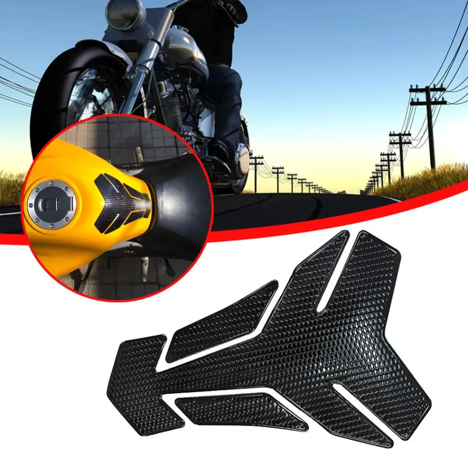 3D motosiklet Sticker gaz yağı yakıt dekor çıkartması Tank Pad koruyucu motosiklet aksesuarları Kawasaki Honda Suzuki Yamaha