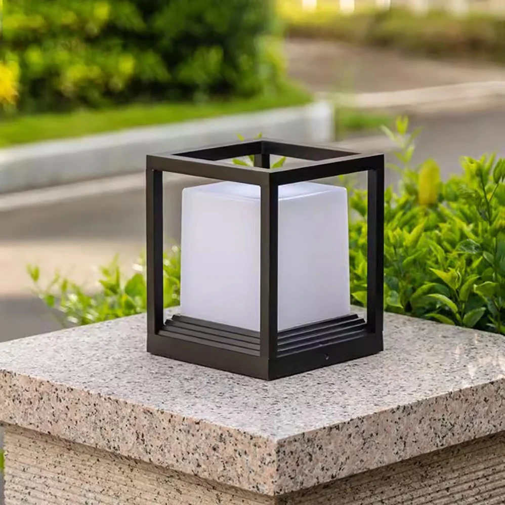 impermeavel led pillar farois estilo europeu energia solar fonte de iluminacao e27 lampadas ao ar livre com patio led ip65 ac85265v 01