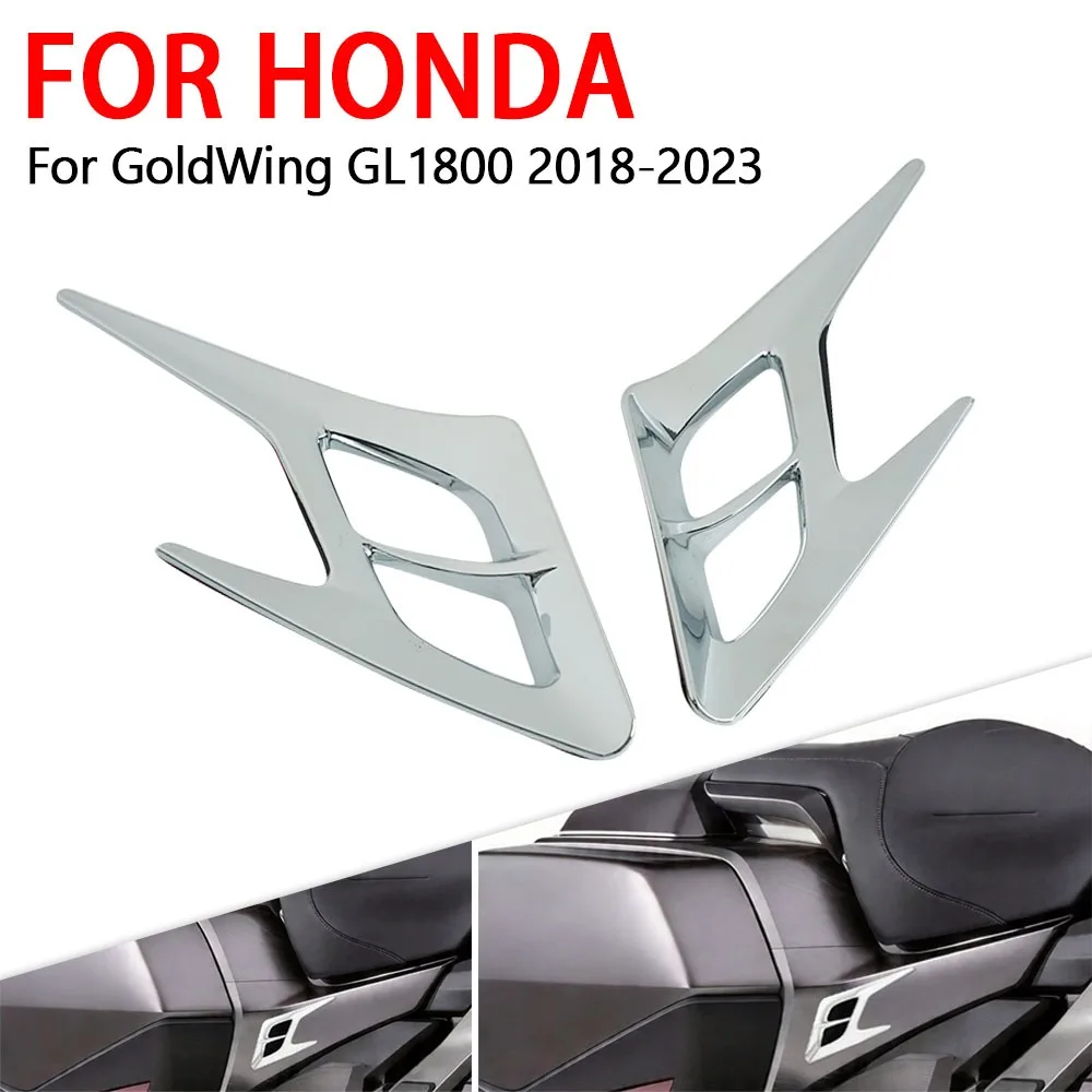

Motorcycle New Chrome Side Fairing Vent Trim Accent Cover Decoration Fit For Honda Gold Wing GL1800 Goldwing GL 1800 Accessories