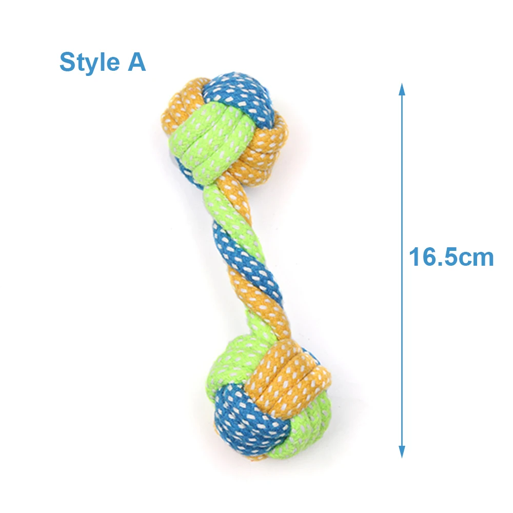 

Rope Ball Toy for Small and Medium Dogs, Outdoor Training, Teeth Cleaning Toy, Interactive Knot Rope, 7 Pcs