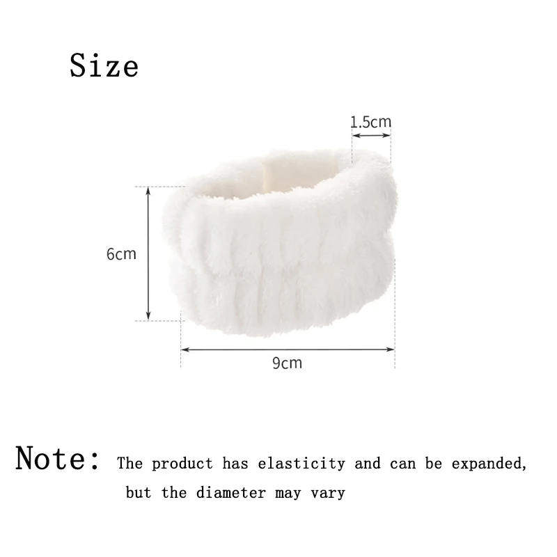 الأساور ستوكات لغسل الوجه ، منشفة المعصم ، حزام الغسيل ، منشفة لينة ، امتصاص الماء ، ومنع البلل