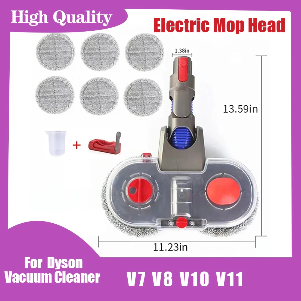 

Mop Head For Dyson V8 V7 Vacuum Cleaner Brush Head Replaceable Parts Dyson V10 V11 Electric Mopping Head with Water Tank