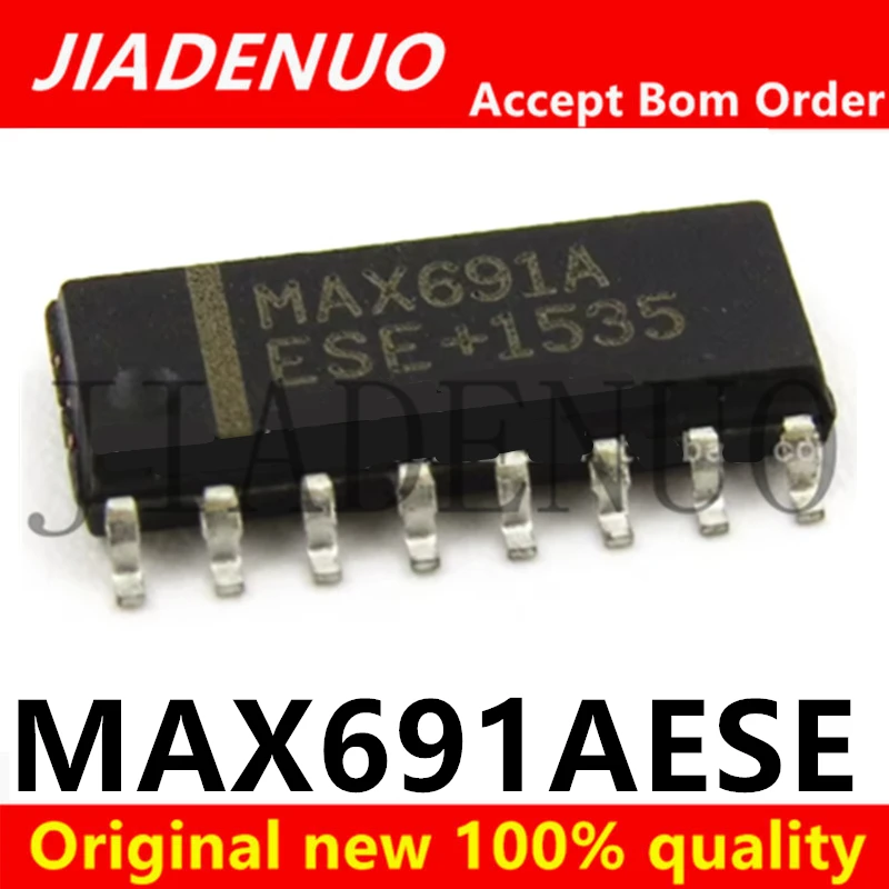 (1-2pcs)100% New Original MAX691AESE MAX691A SOP-16 Chipset