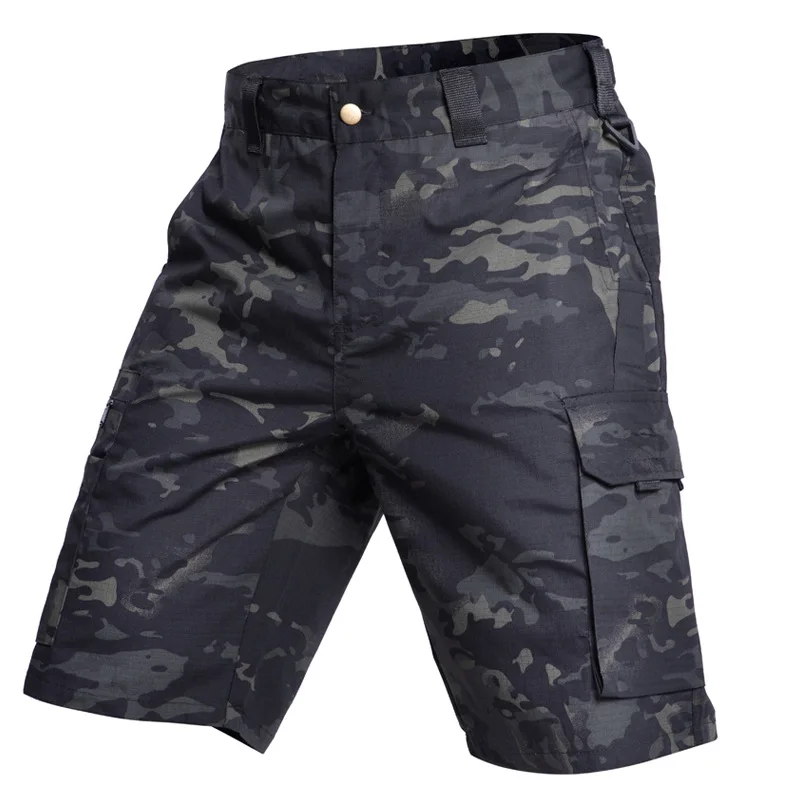Men’s Camo Tactical Cargo Shorts, Invader Beetle Quick-Dry Series, Durable Water-Resistant Summer Work Shorts