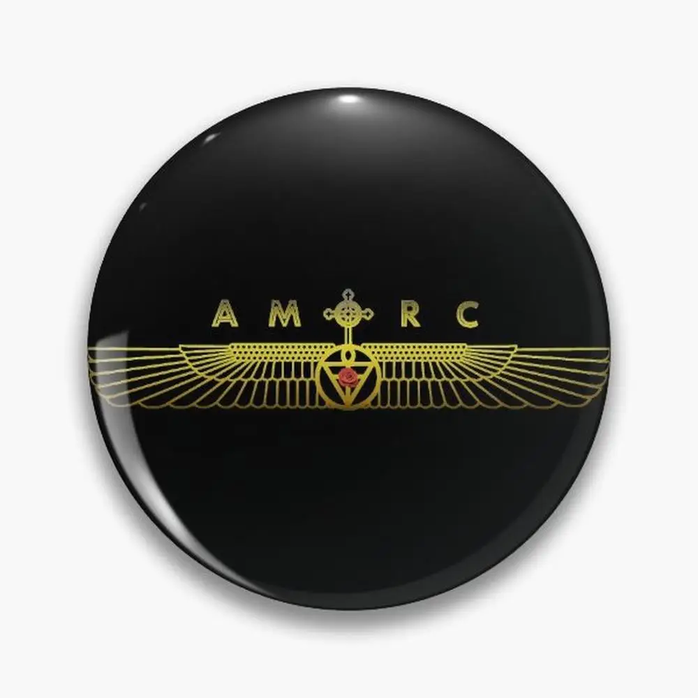 AMORC Logo Pin Buttons Brooches  Jewelry Accessory Customize Brooch Fashion Lapel Badges