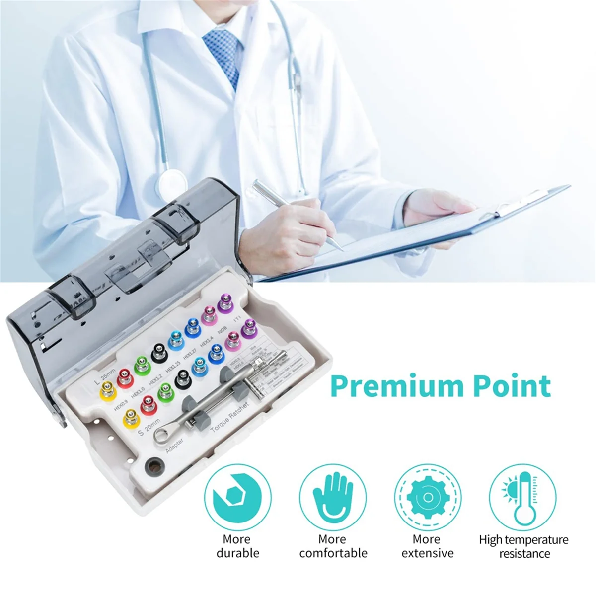 

Набор для зубных имплантатов, динамометрический ключ для протеза, отвертка, тоже горячая распродажа, инструменты для оценки