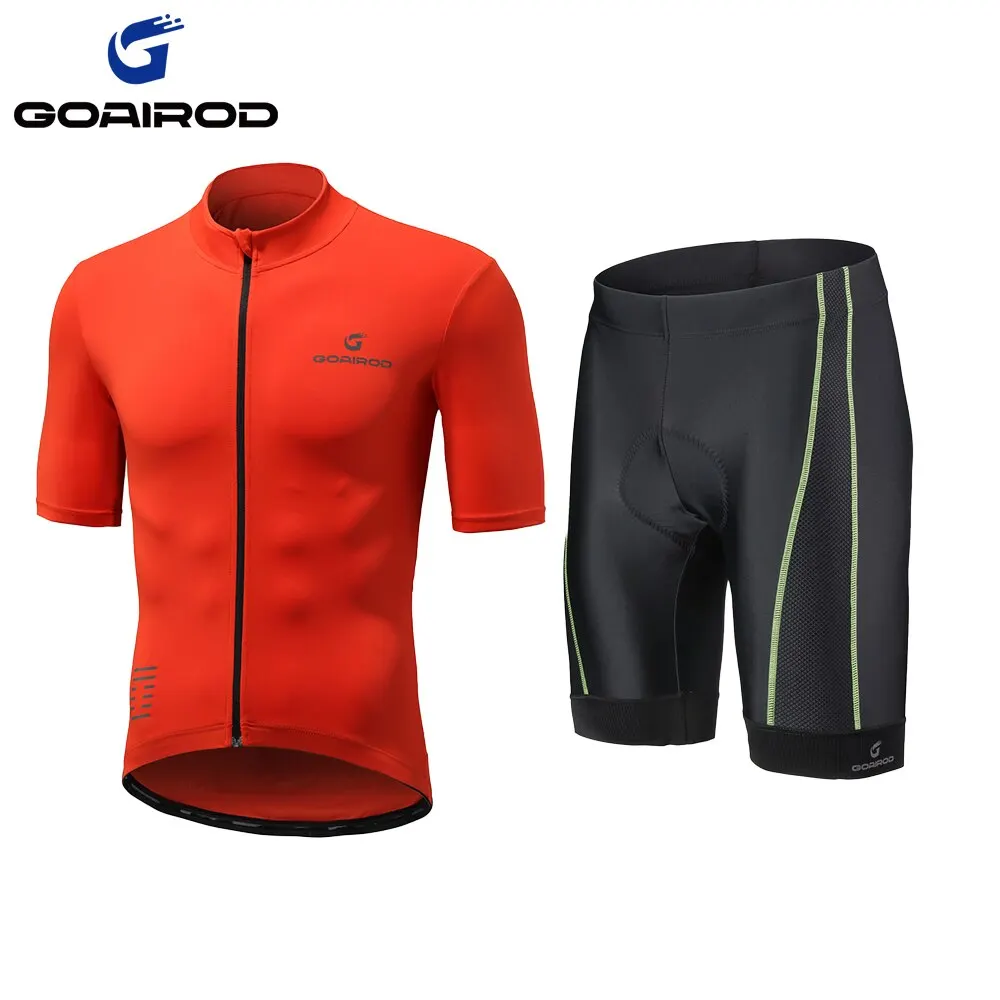 

GOAIROD 2022 New Bicycle Cycling Sets Man Summer Mountain Bike Cycling Clothing Jersey Bib Shorts Racing Mtb Maillot Shirt RION