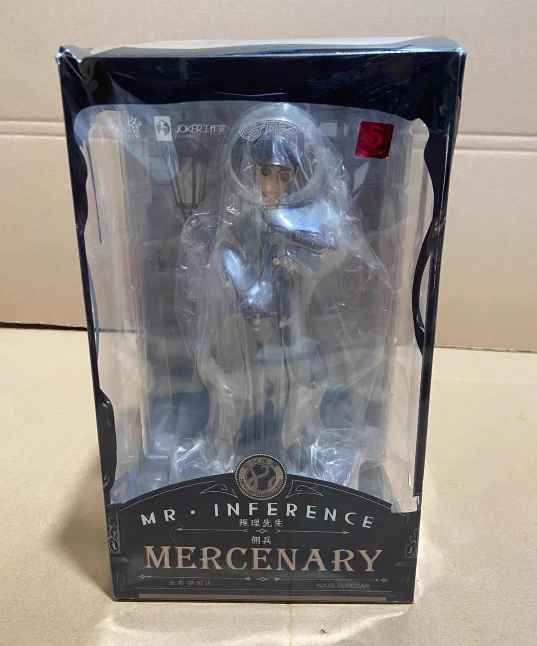 

Original Brand New Anime Figure Identity V Impromptu Deduction Series Mercenary Mr. Inference Action Figure Model Collectible