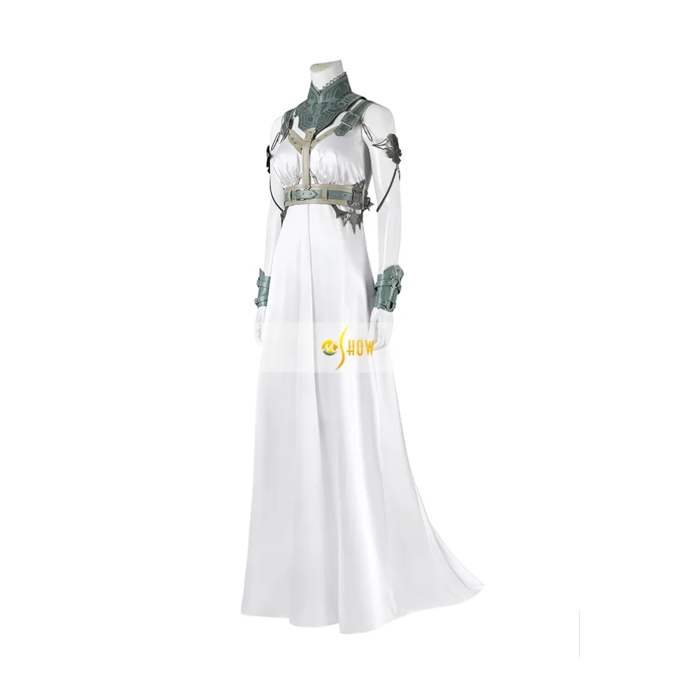 Game Final Fantasy VII Rebirth Lusha Cosplay  Costume Women's Kingdee Amusement Park Lusha Dress  Halloween Carnival Outfit