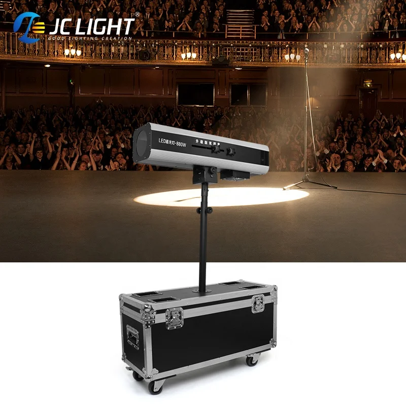 330w 660w 880w Electronic Focus Stage Wedding Show SpotLight Led Follow Spot Light