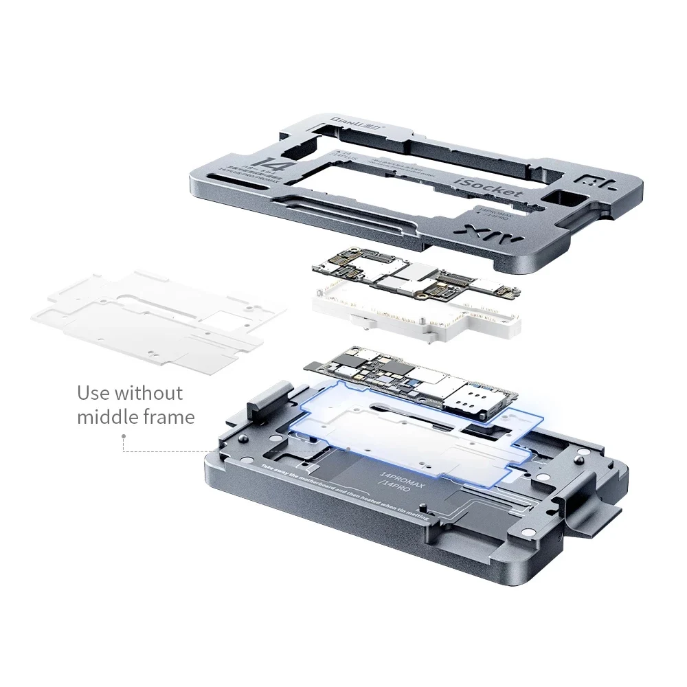 Qianli Isocket Voor Iphone 14 14 P 14Plus 14 Pro Max Moederbord Ogic Board Functie Tester Test Armatuur Houder gereedschap
