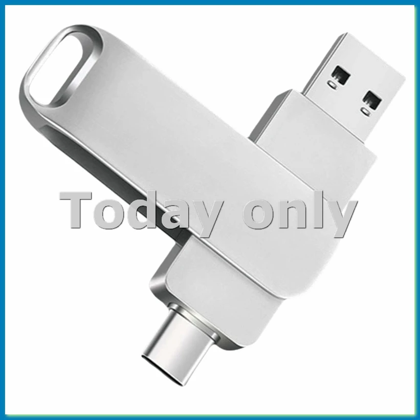 

Металлическая флешка Type-C 128 ГБ, водонепроницаемая USB-флешка 128 ГБ, USB-накопитель, бизнес-подарок, U-диск-A33R