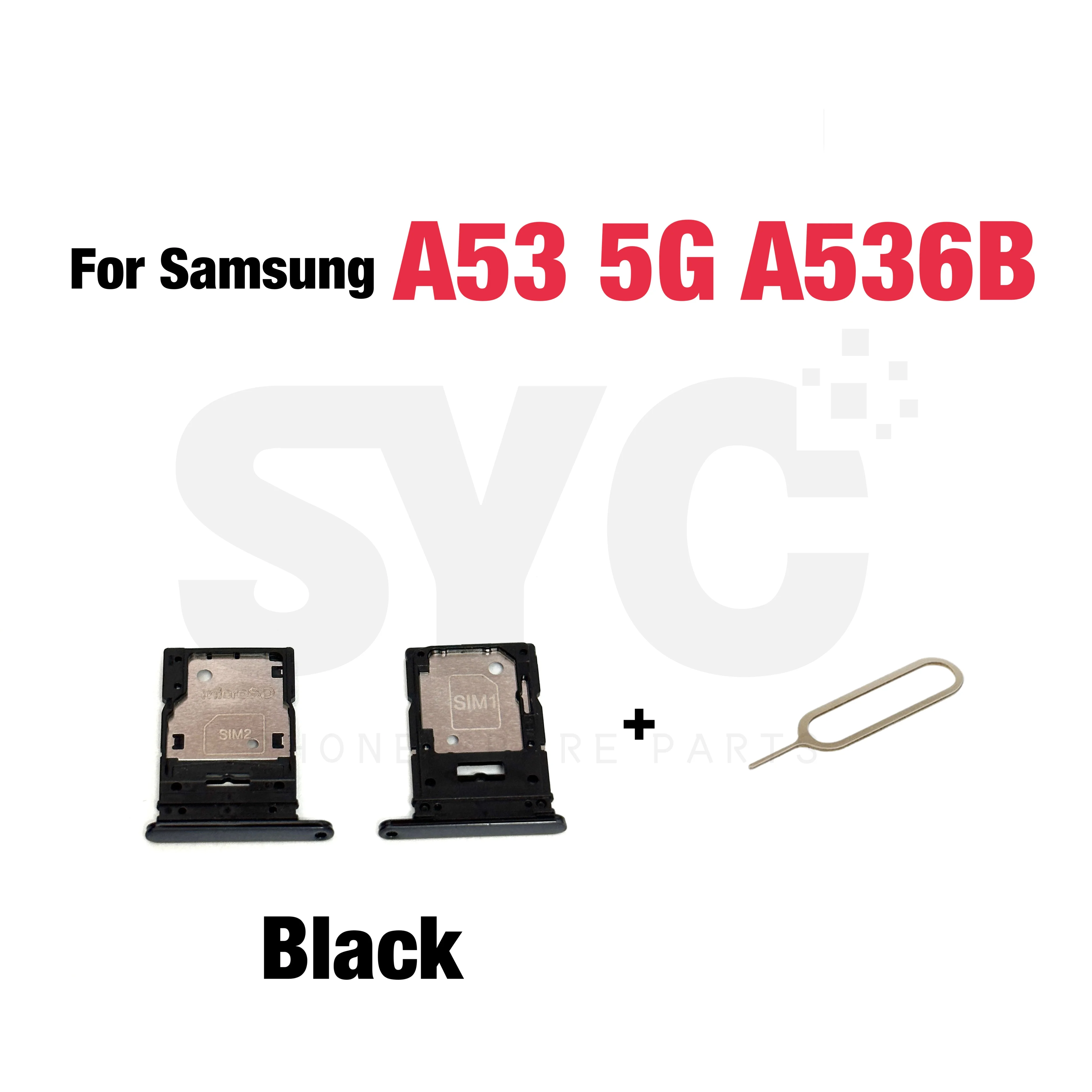 New For Samsung Galaxy A53 5G A536B A536 SIM Card Tray Slot Holder Adapter Socket Repair Parts