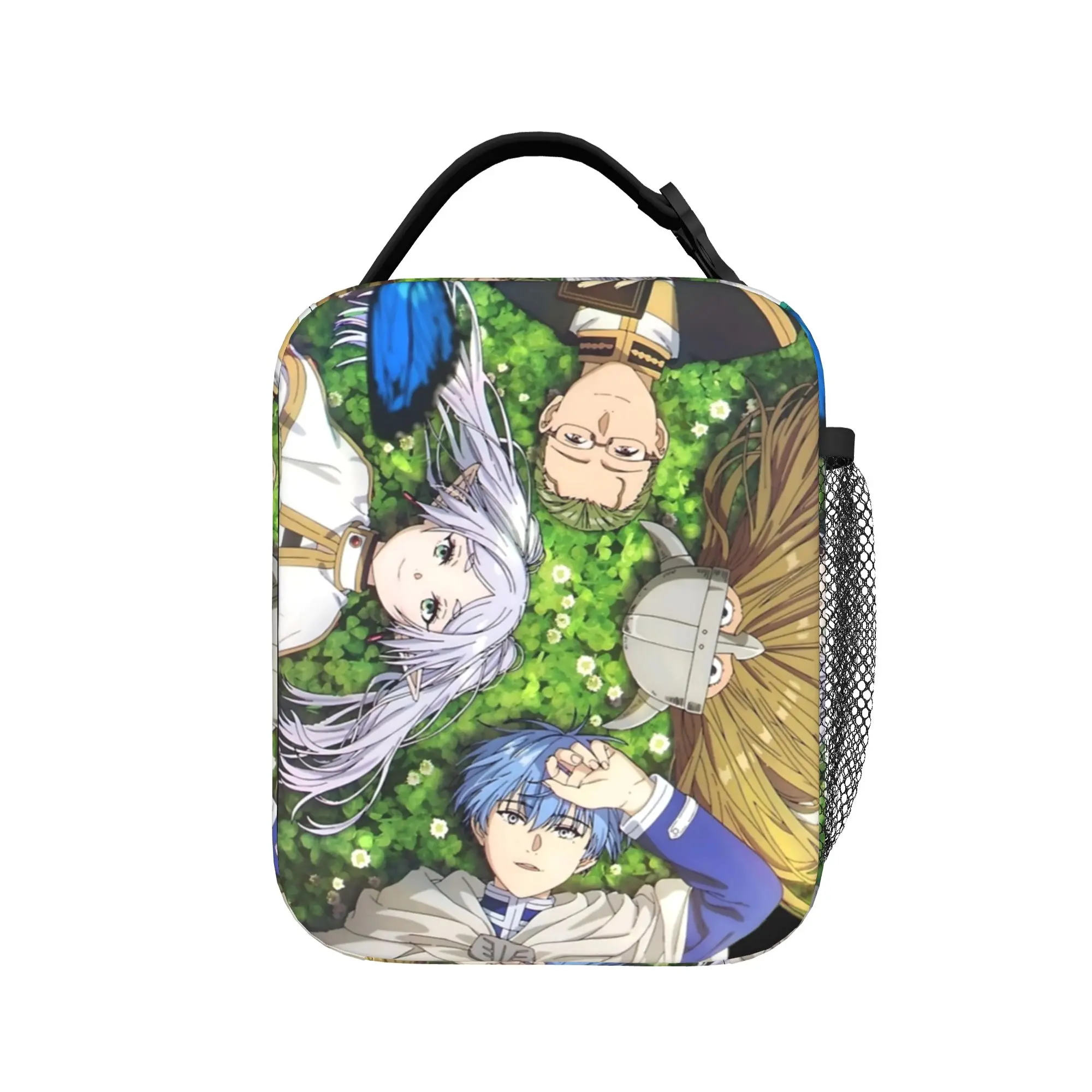 Frieren Greatest Elfs Insulated Lunch Bag High Capacity  Meal Container Cooler Bag Tote Lunch Box Office  Outdoor Food Handbags