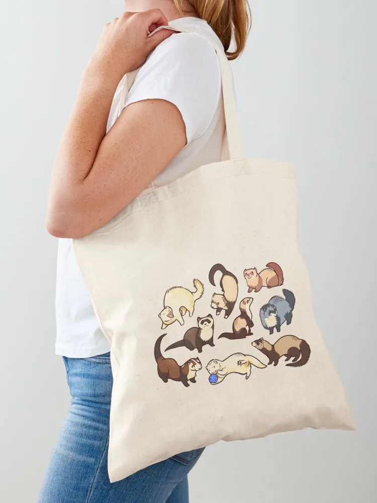 

cat snakes in blue Tote Bag Women's bags custom bags Cloth bags reusable shopping bag