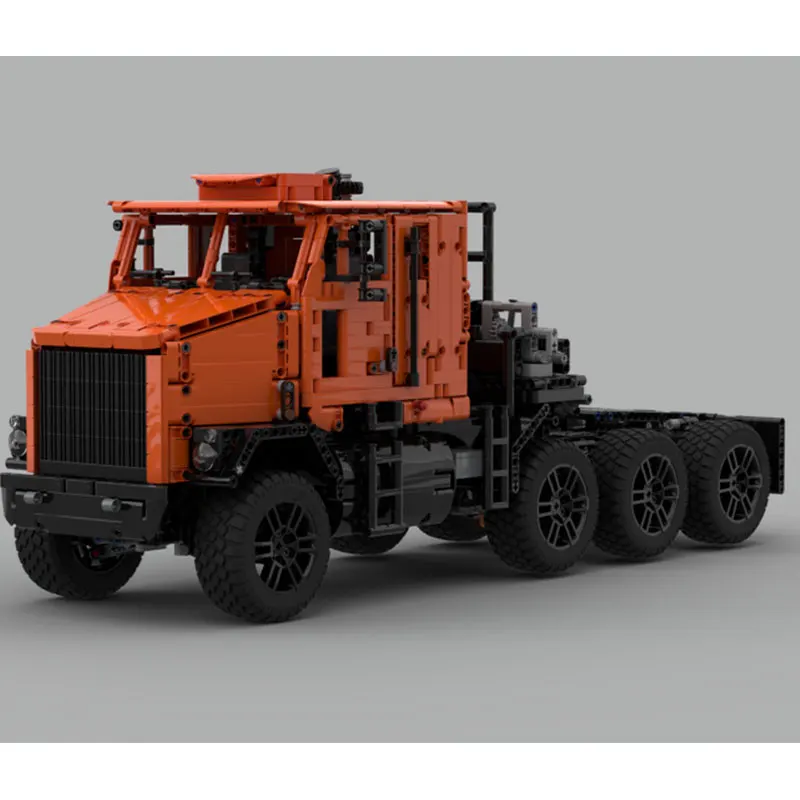 2925 قطعة MOC- 205331   MOC جديد Oshkosh M1070 خزان عسكري شاحنة نقل تعديل التكنولوجيا لتقوم بها بنفسك اللبنات الصبي هدية