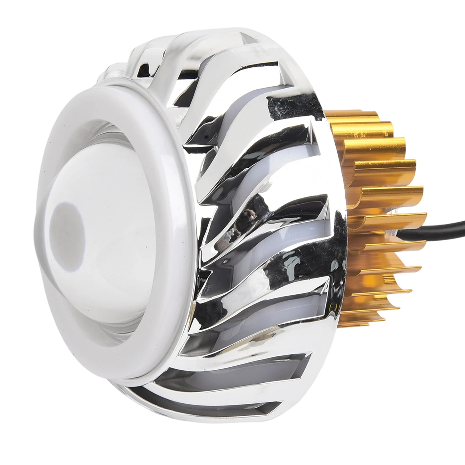 Bright Lighting Motorcycle LED Headlight Low Beam Mode Shockproof Performance Strobe Mode 10W Wattage For DC12-80V Motorcycles