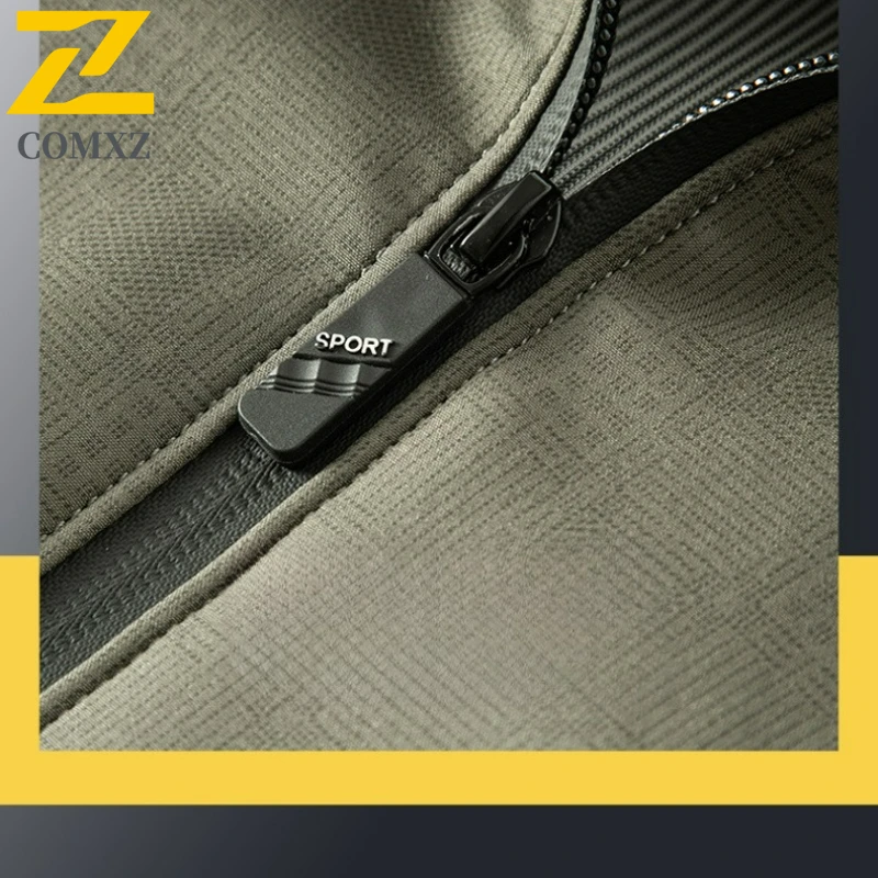 New Trendy Baseball Jacket Male Business Fashion Loose Fit Water Outerwear Lightweight Breathable Spring Autumn Office Jackets