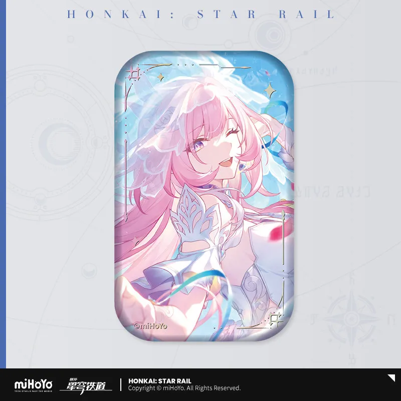 

Genuine Mihoyo Honkai Star Rail Light Cone Series Tinplate Rectangular Badge Anime Game Collectible Decorative Ornaments Gift