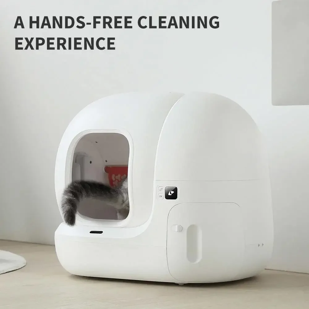 Global Version Smart Self-cleaning Automatic Cat Litter Box Cat Toilet with App Remote Control