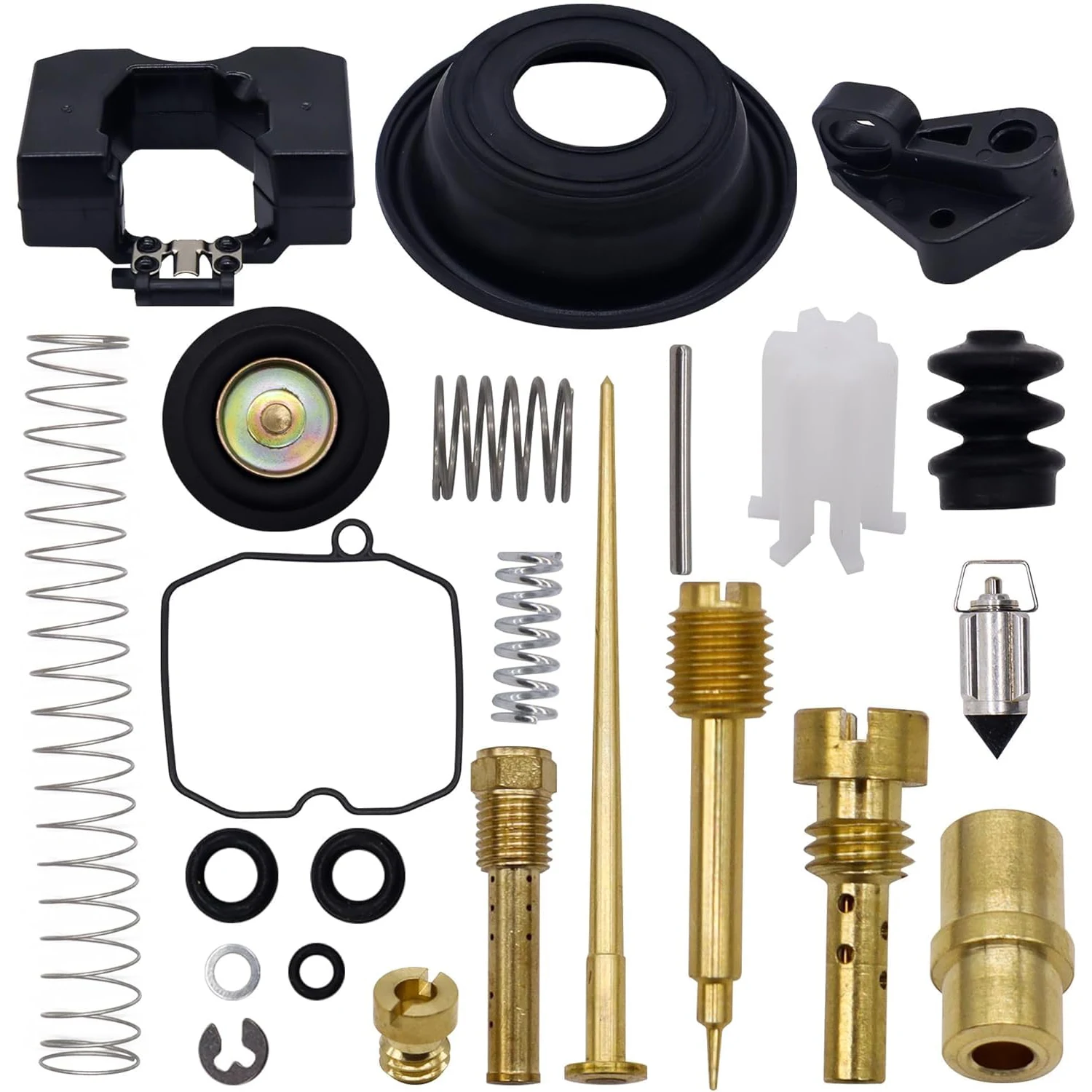 

27421-99C Carburetor Rebuild Carb Repair Kit Compatible with Harley Davidson Dyna Sportster 40mm XL883 XLH1200, Keihin HD CV40
