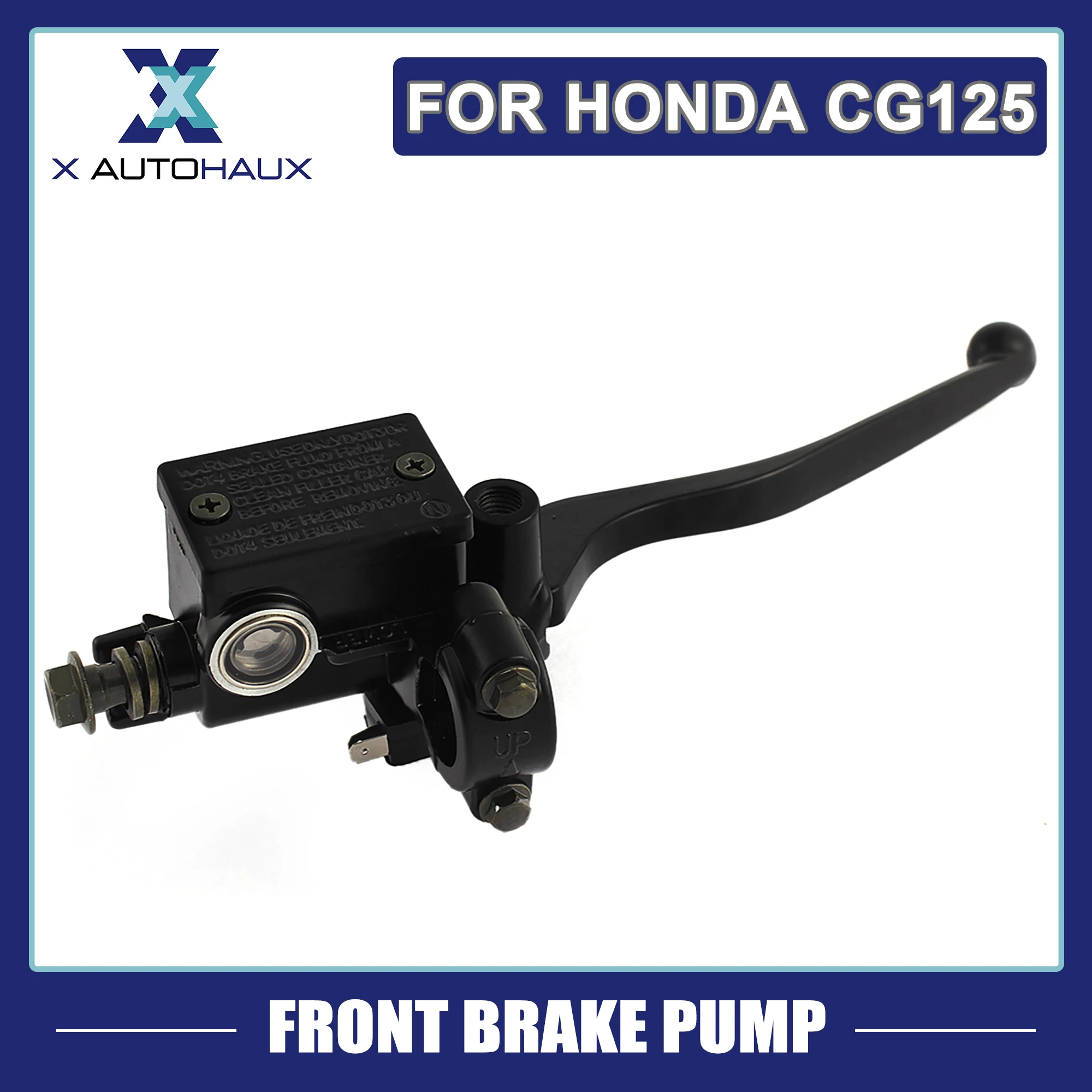 Motorcycle Black Metal Motorcycle Front Brake Pump Accessory for Honda CG125