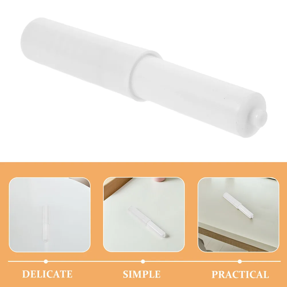 4Pcs Plastic Toilet Paper Holder Adjustable Spring Core Roller Spindle for Bathroom Tissue Box Paper Roll Replacement Core view 2