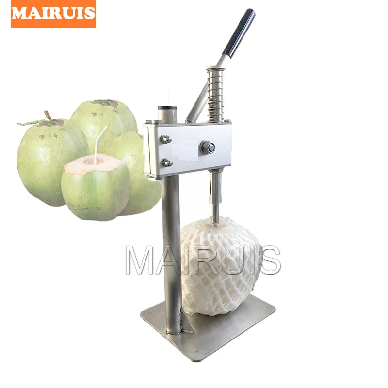 Commercial Stainless Steel Coconut Open Lid Machine Green Coconut Opener Coconut Peeling Machine