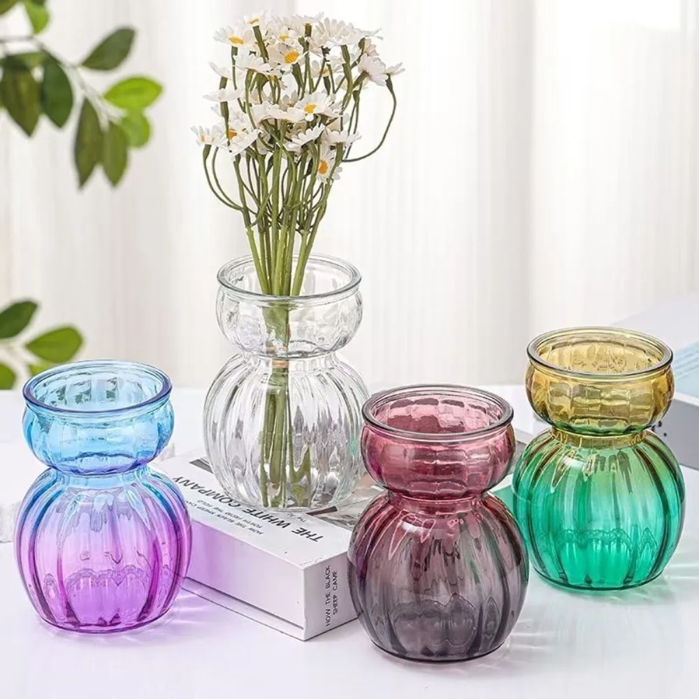 Snowman Hydroponic Plexiglass Simple Creative Living Room Desktop Decoration High-end Flower Arrangement Water Culture Device