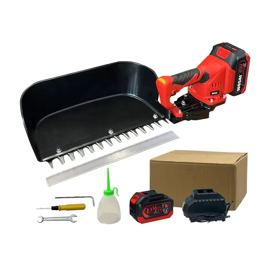 20V Electric Cordless Hedge Trimmer Portable Tea Picker With Lithium Battery DIY Grade Tea Harvester