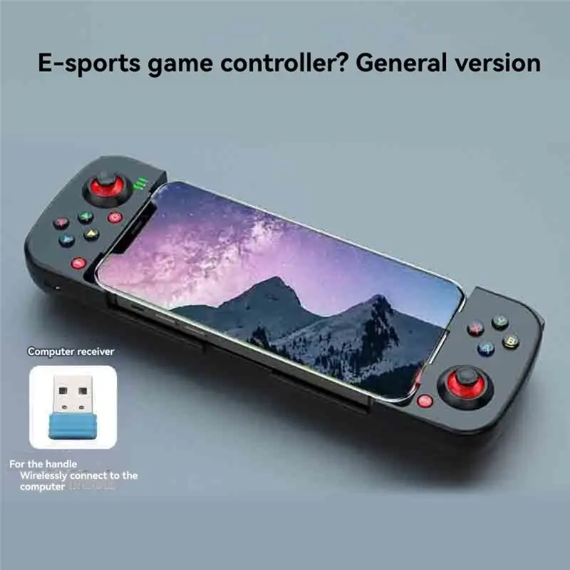 Y44A For PUBG iOS Android Compatible D3 Stretchable Mobile Game Controller 3D Joystick Bluetooth 5.0 Wireless Gamepad