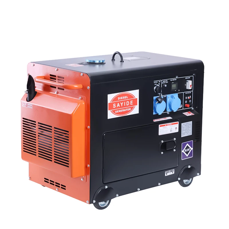 

Custom 220v 380V Wind Cool Silent 3kw 10kw air water cooled generator for sale