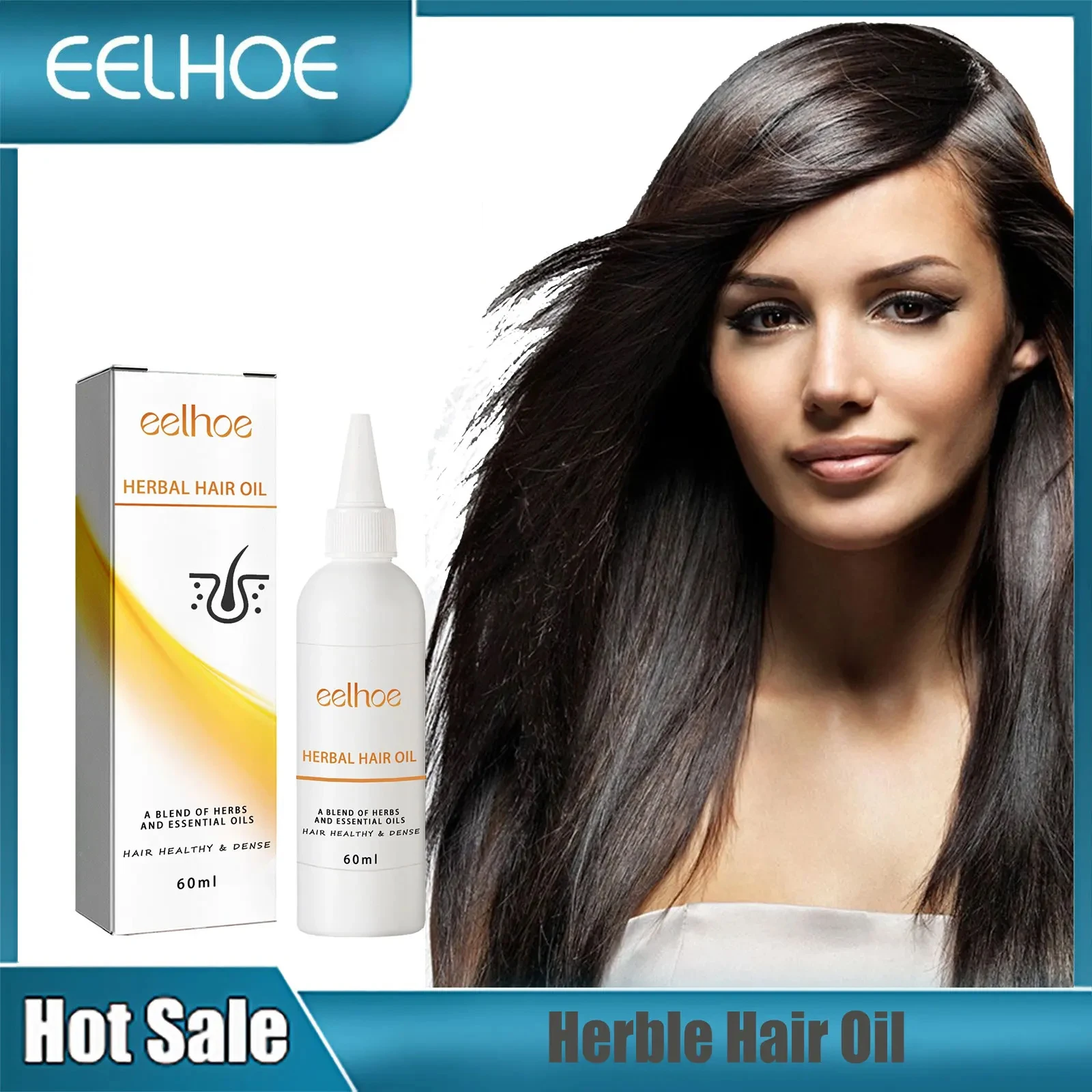 

EELHOE Dense Hair Oil Anti Frizz Baldness Oil Repair Damaged Hair Treatment Scalp Treatment Smoothing Hair Growth Essential Oil